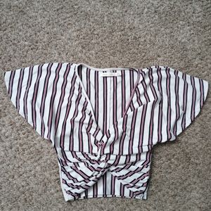 Bishop + Young Callie Knot Crop Top XS